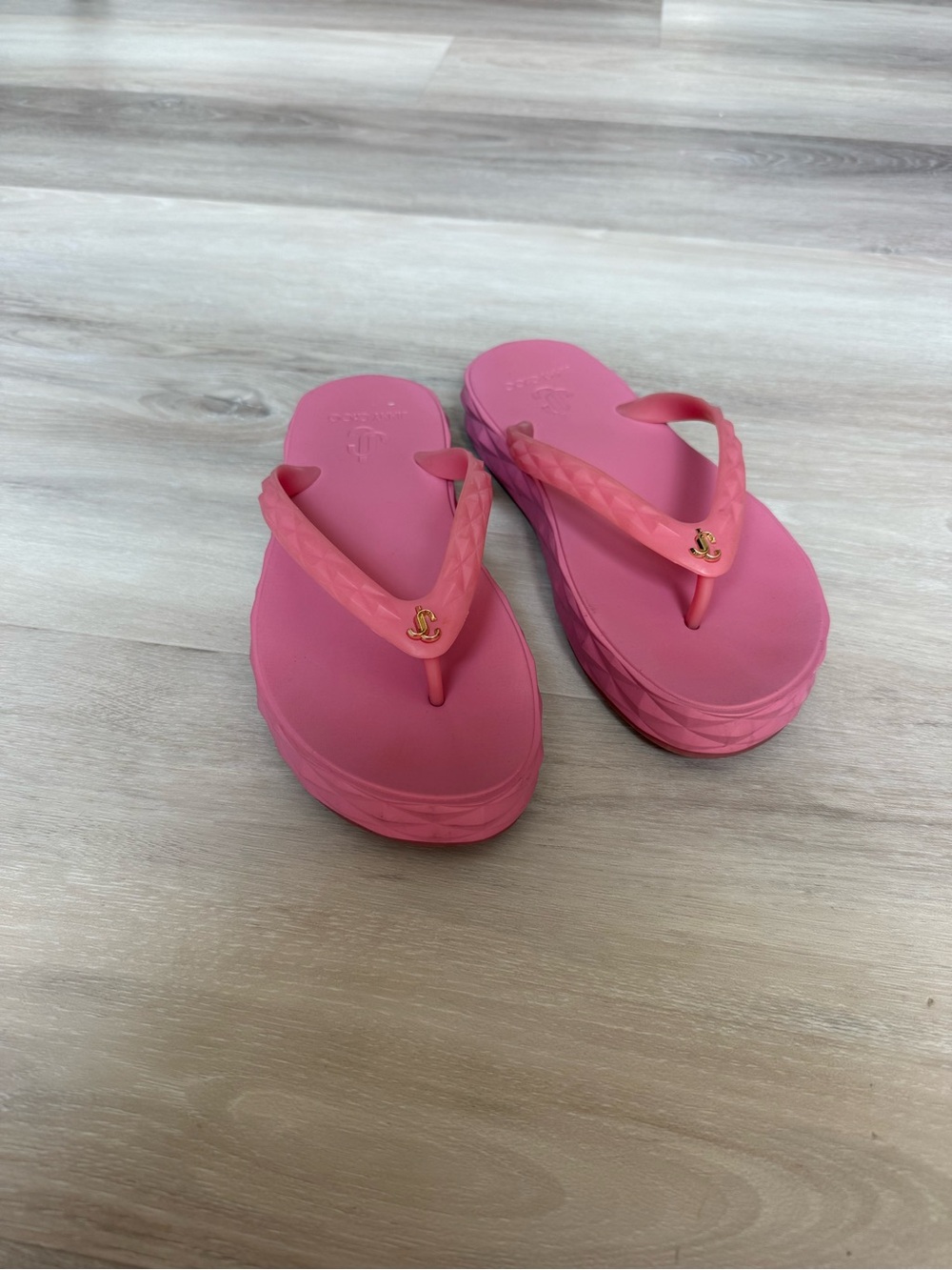 Jimmy Choo diamond flip flop